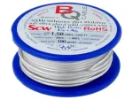 VS SCW-1.50/500 (2,67EUR pro 1m) Kupferdraht versilbert 1,5mm ca 30m auf Spule KKS015-500