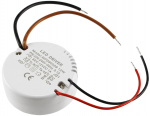 Elektronischer LED Trafo Vorschaltgerät Spannungswandler Rund 0,5 - 12Watt 12V