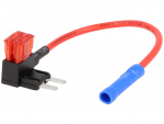KFZ Mini Flachstecksicherungshalter Adapter inkl Abgriff zum Abgreiffen für 11,1mm KFZ Minisicherungen
