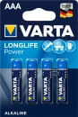 Varta Alkaline Batterie Longlife Power (High Energy) MICRO AAA LR03 4ér Pack 4903