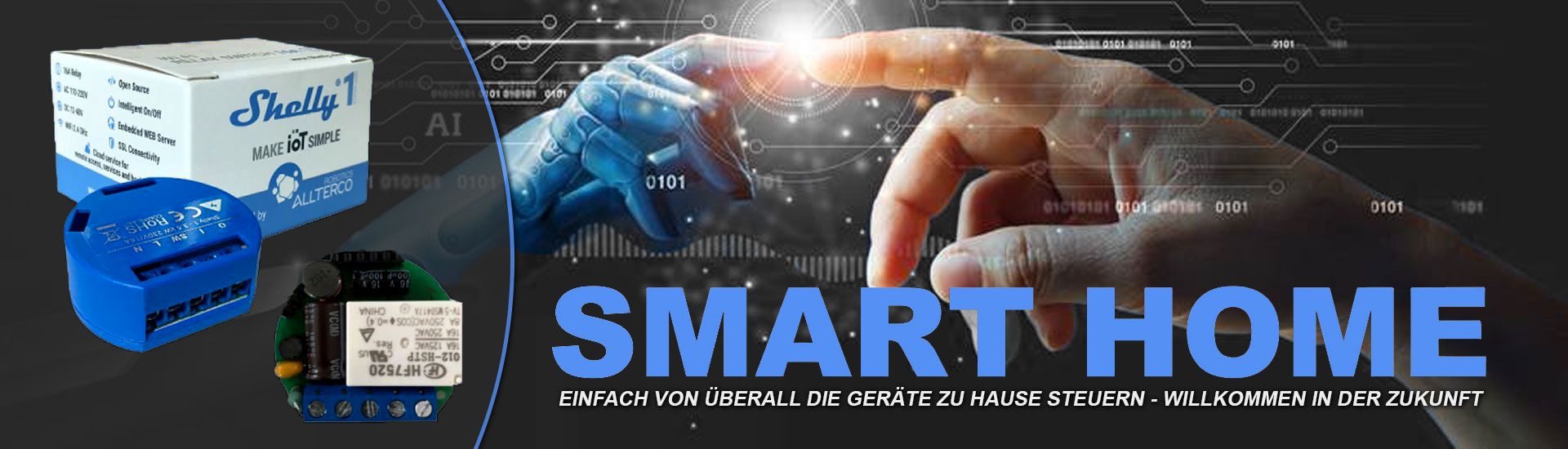 Shelly Wifi Relais finden Sie bei Lüdeke Elektronic